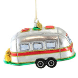 Huras, Christmas Airstream Glass Ornament Camper, S708