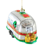 Huras, Christmas Airstream Glass Ornament Camper, S708