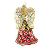 Huras, Angel With Tree Glass Ornament Lantern, S859
