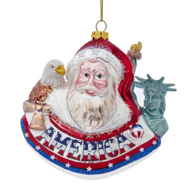 AMERICA Santa ornament, TD1707, Kurt Adler