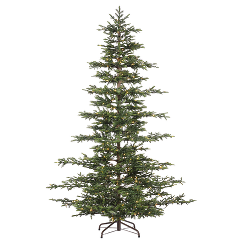 7.5' Strobus, Gap Tree with 600 Clear Rice LED Lights, 4936 Tips