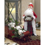Santa with Silver Balls, Byers Choice, ZMS280