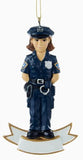  Police Officer Ornaments Female For Personalization, A1628, KSA