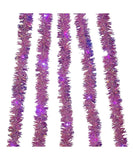 100-Light Purple Iridescent Tinsel Cascade Purple Superbright Light, AD1001PUPU