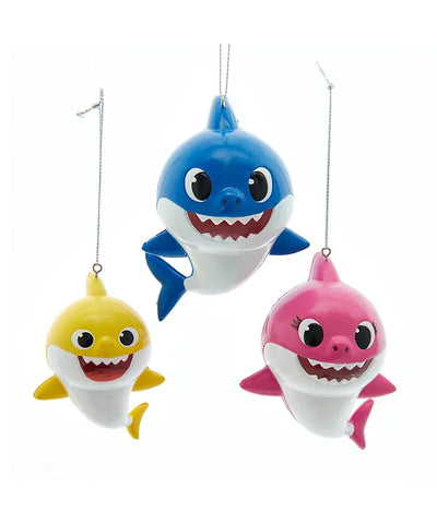 Baby Shark™ Ornaments, SET/3 , BK1201, Kurt Adler