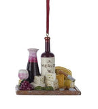 Wine and Cheese Tray Ornaments, C6759