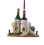 Wine and Cheese Tray Ornaments,  C6759