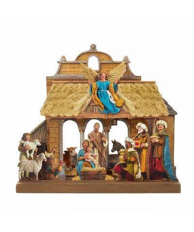 Nativity Set, Wooden, C6859, Kurt Adler