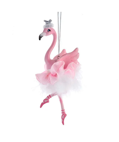 Flamingo Ballerina Ornament, E0480, Kurt Adler