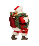 Fabriché™ Santa With Wreath and Lantern, FA1067