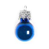 BLUE PETITE TREASURES GLASS SHINY BALL ORNAMENT,  J1500