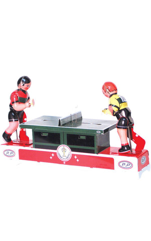 Ping Pong Players, Collectible Tin Toy, MS358