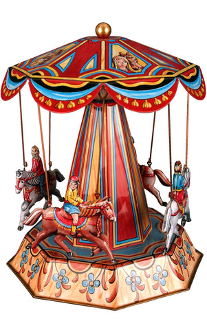 Horse Carousel, German Collectible Tin Toy, RM610