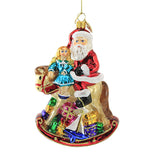Huras, Santa On Rocking Horse, Doll Christmas, S229