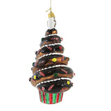 Huras, Chocolate Christmas Tree Sweets Pastry Cake, S641